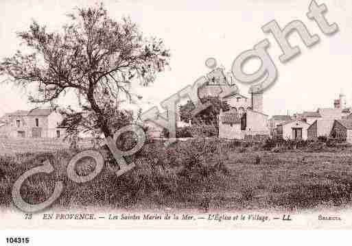 Ville de SAINTESMARIESDELAMER, carte postale ancienne