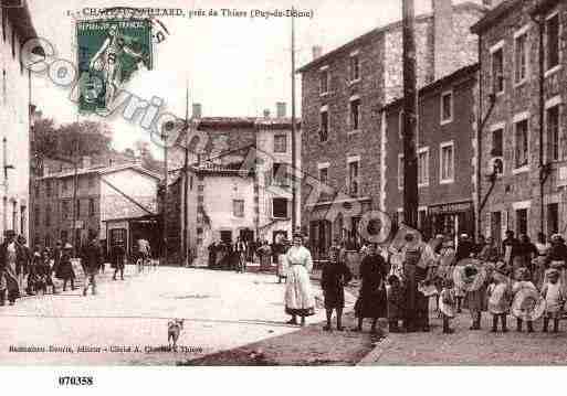 Ville de THIERS, carte postale ancienne