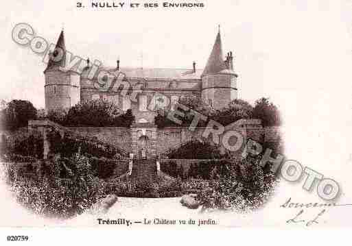 Ville de TREMILLY, carte postale ancienne