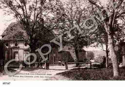 Ville de VILLENAUXELAGRANDE, carte postale ancienne