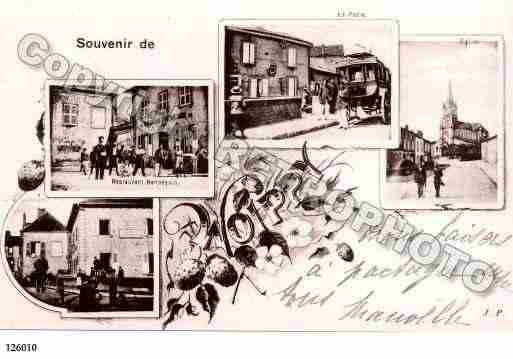 Ville de WOIPPY, carte postale ancienne