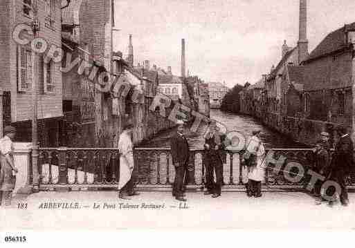 Ville de ABBEVILLE, carte postale ancienne