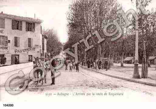 Ville de AUBAGNE, carte postale ancienne