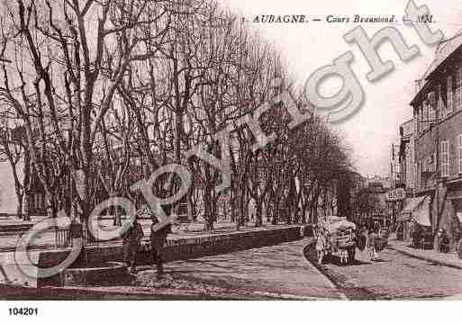 Ville de AUBAGNE, carte postale ancienne