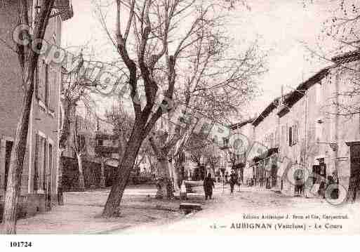 Ville de AUBIGNAN, carte postale ancienne