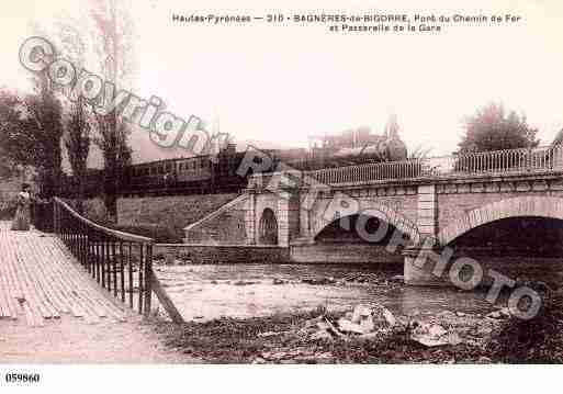 Ville de BAGNERESDEBIGORRE, carte postale ancienne