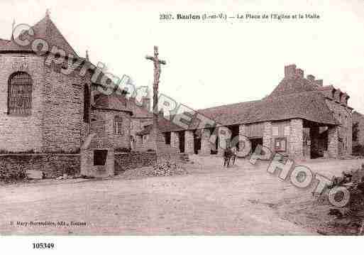 Ville de BAULON, carte postale ancienne