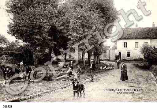 Ville de BEZUSAINTGERMAIN, carte postale ancienne