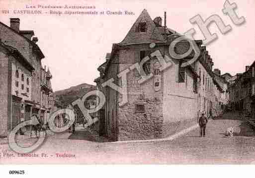 Ville de CASTILLONENCOUSERANS, carte postale ancienne