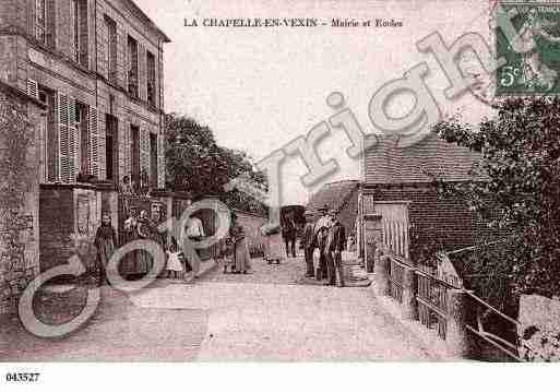 Ville de CHAPELLEENVEXIN(LA), carte postale ancienne