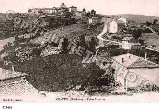 Ville de CHASTEL, carte postale ancienne