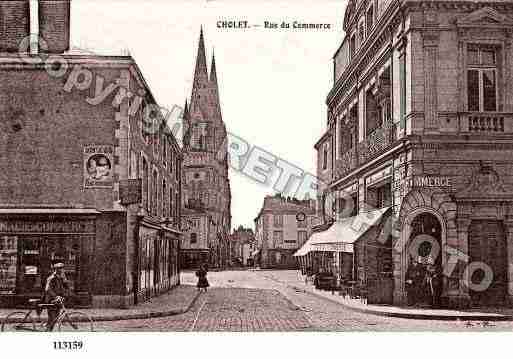 Ville de CHOLET, carte postale ancienne