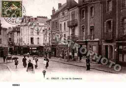 Ville de CHOLET, carte postale ancienne