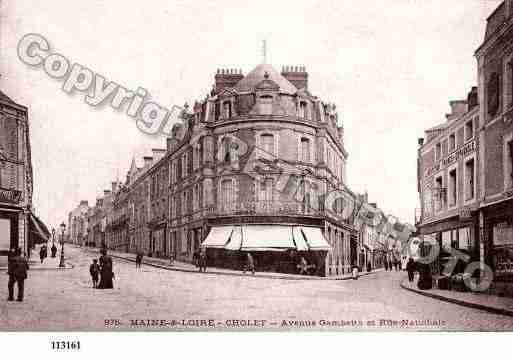 Ville de CHOLET, carte postale ancienne