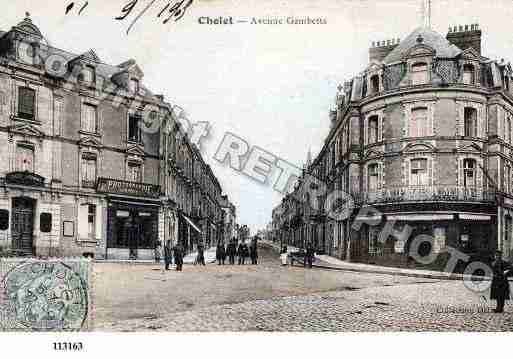 Ville de CHOLET, carte postale ancienne