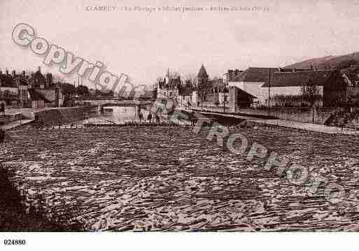 Ville de CLAMECY, carte postale ancienne