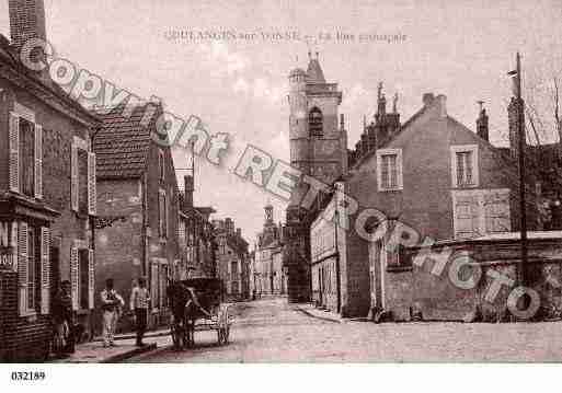 Ville de COULANGESSURYONNE, carte postale ancienne