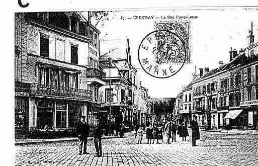 Ville de EPERNAY, carte postale ancienne