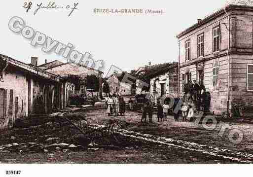 Ville de ERIZELAGRANDE, carte postale ancienne