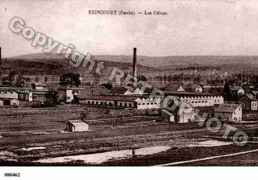 Ville de EXINCOURT, carte postale ancienne