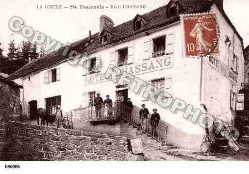 Ville de FOURNELS, carte postale ancienne