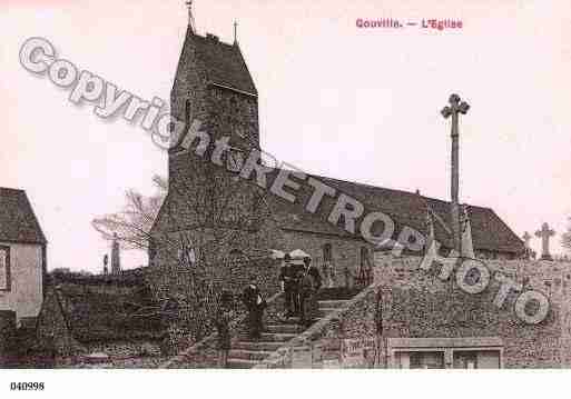 Ville de GOUVILLESURMER, carte postale ancienne