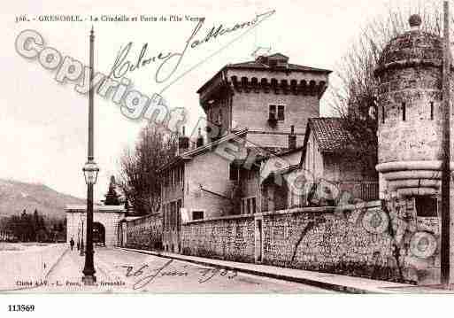 Ville de GRENOBLE, carte postale ancienne