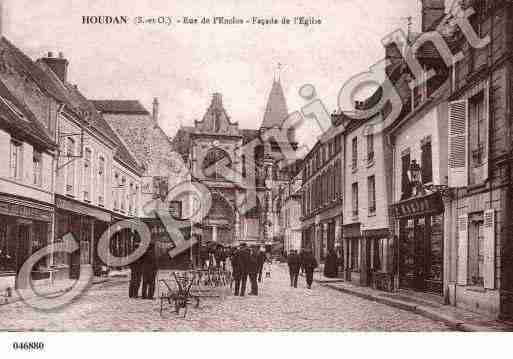 Ville de HOUDAN, carte postale ancienne