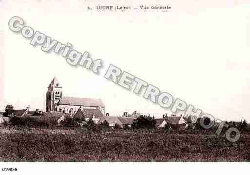 Ville de INGRE, carte postale ancienne