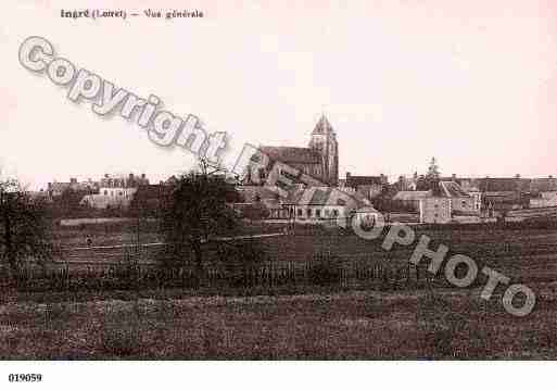 Ville de INGRE, carte postale ancienne