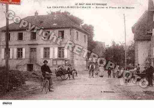 Ville de LACHAPELLESOUSCHAUX, carte postale ancienne