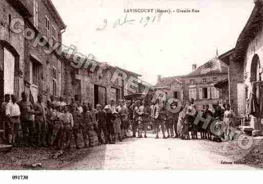 Ville de LAVINCOURT, carte postale ancienne