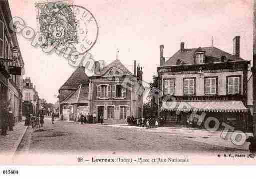 Ville de LEVROUX, carte postale ancienne