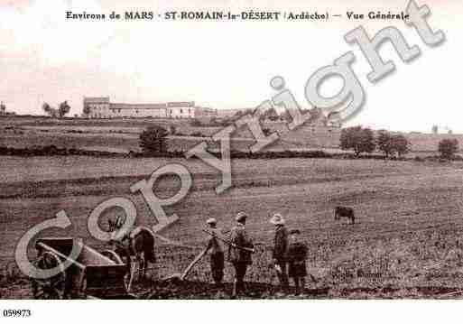 Ville de MARS, carte postale ancienne