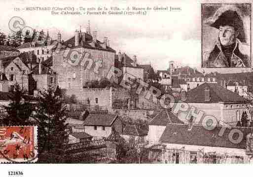 Ville de MONTBARD, carte postale ancienne