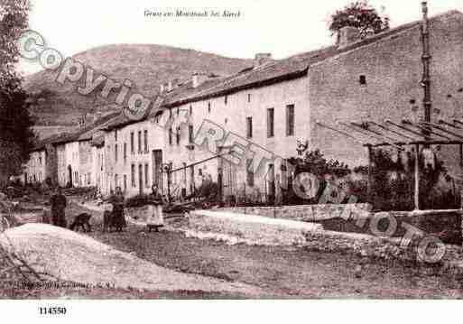 Ville de MONTENACH, carte postale ancienne