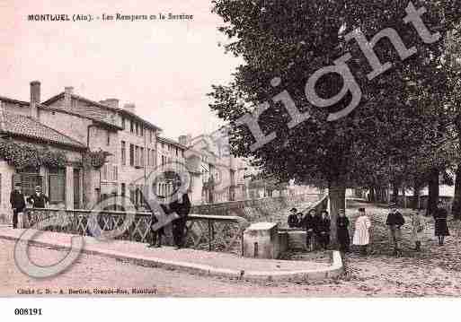 Ville de MONTLUEL, carte postale ancienne