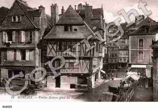 Ville de MORLAIX, carte postale ancienne