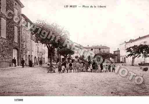 Ville de MUY(LE), carte postale ancienne