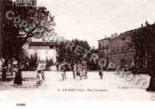 Ville de MUY(LE), carte postale ancienne