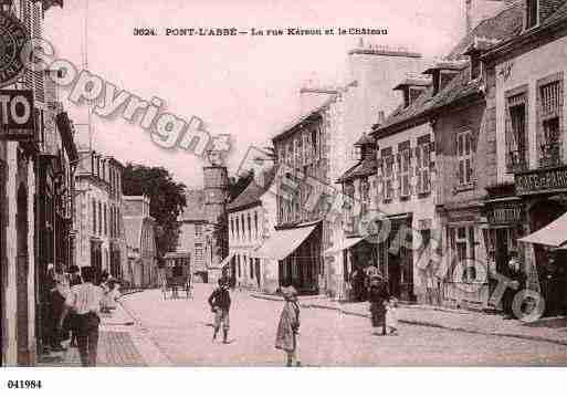 Ville de PONTL'ABBE, carte postale ancienne