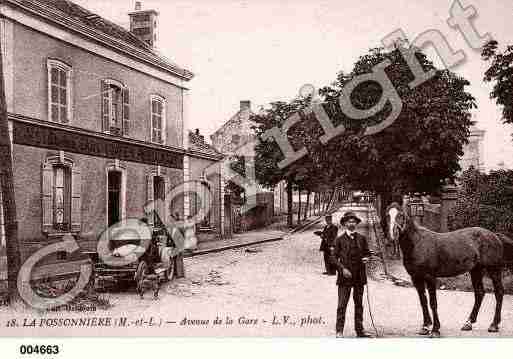 Ville de POSSONNIERE(LA), carte postale ancienne