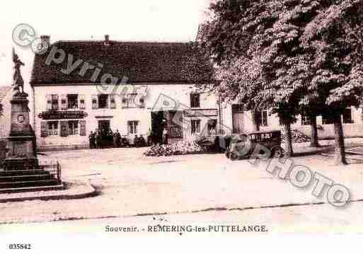 Ville de REMERINGLESPUTTELANGE, carte postale ancienne