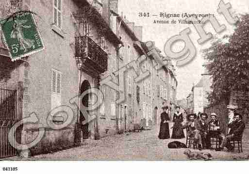 Ville de RIGNAC, carte postale ancienne