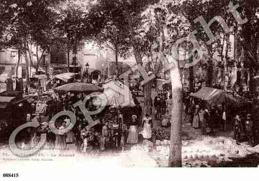 Ville de RIVESALTES, carte postale ancienne