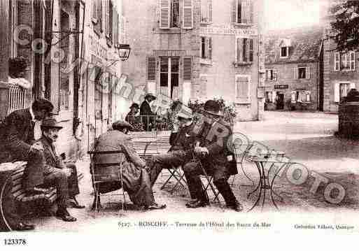 Ville de ROSCOFF, carte postale ancienne