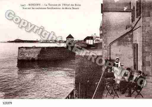 Ville de ROSCOFF, carte postale ancienne