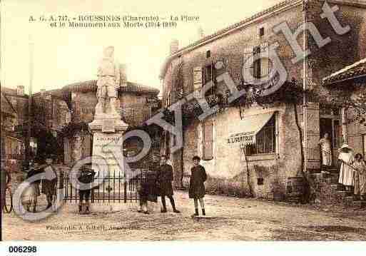 Ville de ROUSSINES, carte postale ancienne