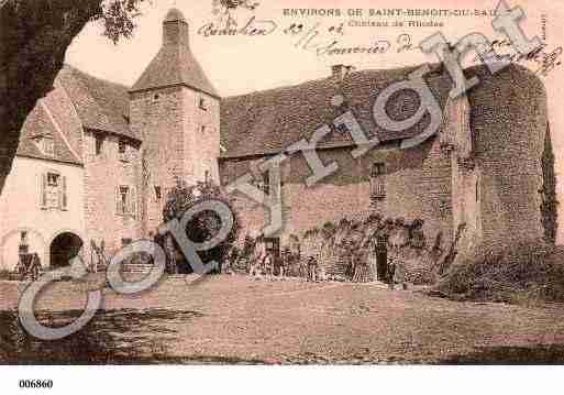 Ville de SAINTBENOITDUSAULT, carte postale ancienne