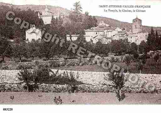 Ville de SAINTETIENNEVALLEEFRANCAISE, carte postale ancienne